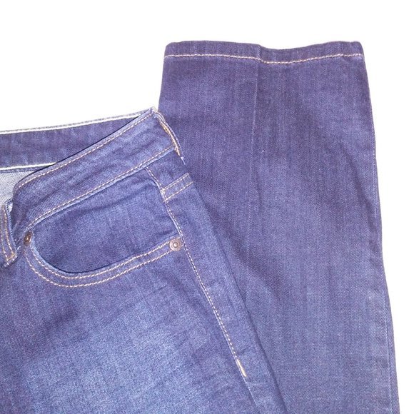 Apt 9 Jeans Womens Size 2 Modern Dark Wash Denim Cotton Spandex Waist 15" Rise 8 - Picture 8 of 11